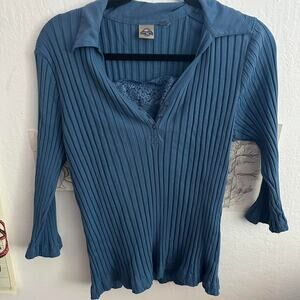 Dainty blue blouse